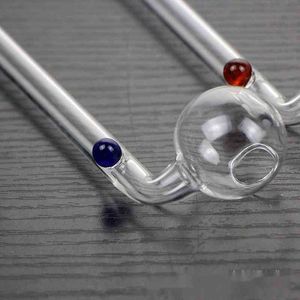 High borosilicate glass handicraft Other Smoking Accessories cigarette set pipe fittings ornaments transparent straw cigarettes gun