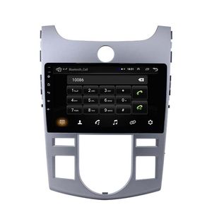 9 tum Android Quad-Core Car DVD Radio Stereo Player GPS NAVI för 2008 2009 2010-2012 KIA Forte (AT) med HD 1024 * 600