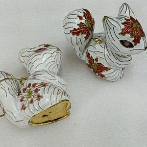 Handcrafted Cloisonne эмаль полированные милые белки украшения декор филигранные животные маленький декоративный предмет висит украшения китайские подарки