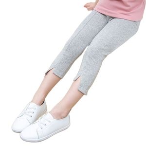 Kurze Hosen für Mädchen, Sommer-Kinder-Leggings, koreanischer Stil, Stretch, schlanke Freizeithose, Trend P4613 210622