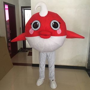 Costume della mascotte del pesce dell'oceano delle prestazioni Costume di Natale di Halloween Fancy Party Personaggio dei cartoni animati Vestito completo da donna per adulti Vestito da carnevale Unisex Adulti