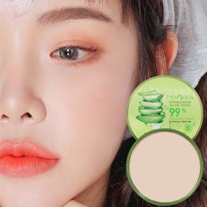 Aloe Vera 99% Contour Powder Soothing & Moisture Thin Breathable Pressed Powderr Oil-control Moisturizing Natural Cover Face Makeup