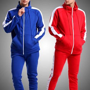 2021 Fashion Tracksuit Men Spring Autumn Sweat Suits Hoodies Sweatpants 2 Piece Set Mens Casual Clothing Long Sleeve Jogger Sets X0610