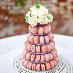 Wholesale macaron display stand for sale - Group buy Other Bakeware Tiers Macaron Display Stand Cupcake Tower Rack Cake PVC Tray For Wedding Birthday Decorating Tools