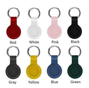 2011 Fashion Silicone Protective Case Keychain Cover Loop Holder For Airtag Key Ring Tracker Air Tag with opp bag