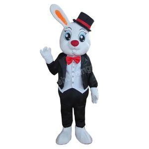 ハロウィーンのウサギのマスコットの衣装高品質の漫画のバニーアニメのテーマのキャラクター大人サイズのクリスマスカーニバル誕生日パーティー屋外服装