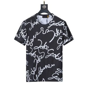 Camisa polo masculina de moda, verão, manga curta, top de algodão puro, roupas masculinas de luxo, com monograma, tamanho m-3xl