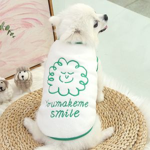 Outono / inverno nuvem pet petdy bichon pomeranian schnauzer vip pequeno cão leite cão roupas gato suprimentos colete dhl livre