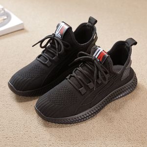 2021 Super Light Breathable Running Shoes Men Womens Sport Knit Black White Pink Casual Couples Sneakers SIZE 35-41 WY01-F8801