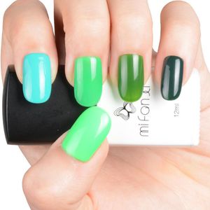 Nail Gel MiFanXi Green Series Polish ml Semi Permanent Soak Off Art UV Manicuring Design