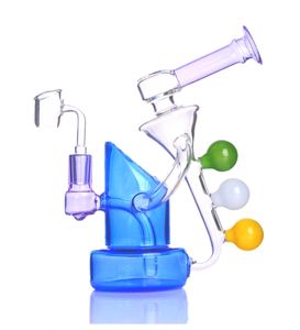 Haisahs Set Wskazówki Mini Bongs Water Pipe Portable Haisah Oil Burner Szklany Bubbler