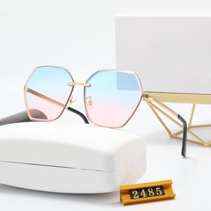 Women Sunglasses Metal Frame Resin Men Sun Glasses Eye Protection UV400 Brand Eyewear Wholesale