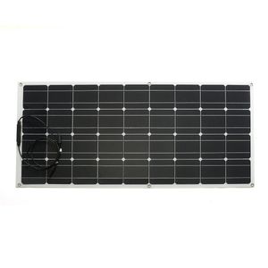 21V 120W Flexible Solar Panel Mono Caravan Boat Camping Home Battery Charge