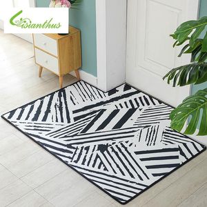 Cushion/Decorative Pillow Doormat Ethnic Printed Kitchen Mat Set Dirty-proof Carpet Hallway Floor Non-slip Water Absorption Bathroom Rugs