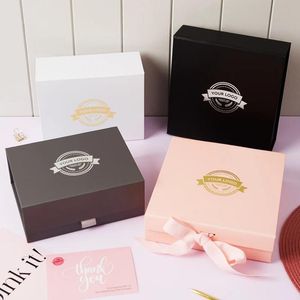 Gift Wrap Custom Wig Packaging Box Virgin Hair Hairs Extension Wedding Christmas Wrapping Boxes Customize Clothing Pack Supplies