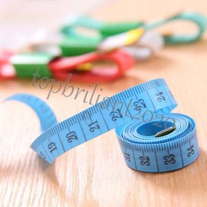 Body Measuring Ruler Sewing Tailor Tape Measure Soft Flat Sewing Ruler Portable Retractable Rulers Supplies DHL Shipping