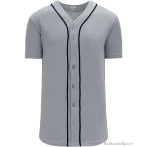 Dostosuj Koszulki Baseball Vintage Puste Logo Szyte Nazwa Numer Niebieski Zielony Krem Czarny Biały Czerwony Mężczyzna Kobiet Dzieci Młodzież S-XXXL 1VCMM