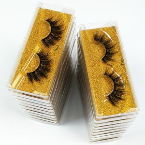 Mink rzęsy Hurtownie 3D Mink Lashes Bulk Naturalne fałszywe rzęsy Pack Makeup Fake Eyelaski Zestaw Faux Cils