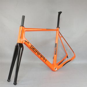 New Tantan Super Light Gravel Bike Frame Gr029 através da moldura de bicicleta de carbono do freio de disco do eixo Todo o tamanho do estoque