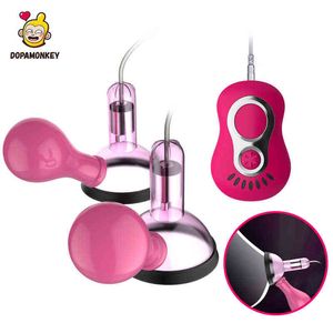 NXY Bomba brinquedos mamilos otário vibrador com controle remoto vácuo sugar Massager Clitoral Estimulador Peito Bichano Supção Sexo para Mulheres 1125