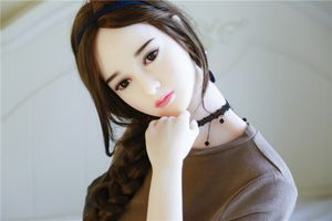 Half solid inflatable doll Japanese silicone sex doll rubber women male mastirbator silicone sex love doll