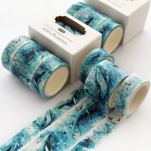 3 Teile/satz Malerei Washi Masking Tape Nette Klebstoff DIY Dekoration Aufkleber Scrapbooking Tagebuch Schreibwaren 5M XBJK2105 2016