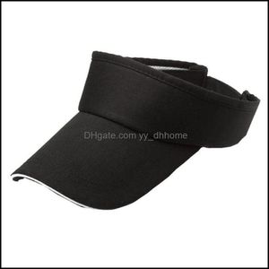 Berretti avari Cappelli, sciarpe Guanti Aessoriesstingy Cappelli a tesa Moda estiva Pianura Lampada da sole Berretto sportivo Cappello da spiaggia regolabile Uomo Donna Visiera Te