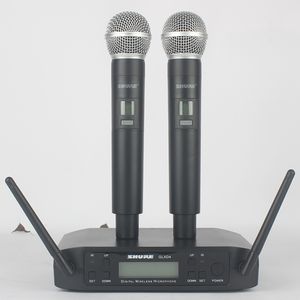 Microphone Wireless G-MARK GLXD4 Professional System UHF Dynamic Mic Automatic Frequency 80M Party Stage Host Church Microphones