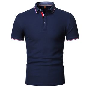 Desenhos polo camisa homens de alta qualidade marca mens polo camisa ocasional moda algodão polo camisa manga curta homens respirável roupas acolhedoras roupas desgaste