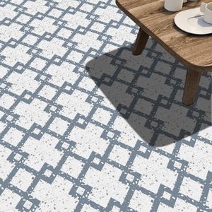 Väggklistermärkear Kreativa Terrazzo Effekt Studie Rum Non-Slip Golv Konst Dekorativt Vattentät Amerikanskt Land