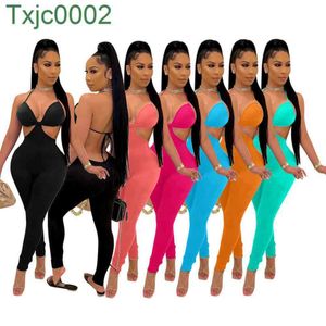 Women Jumpsuits Slim Sexy Designer Solid Color Strapless Tube Top Temperament Self-cultivation Halter Rompers Sling Bra Open Back