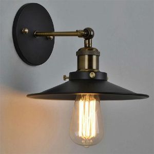 Lampa ścienna Vintage Aplikacja Murale Oprawy Wandlamp Lamparas De Parded Wnkle Kinces Sypialnia AC85-265V Retro Light