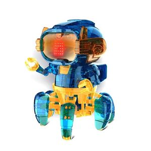 DIY教育ロボット子供科学教育STEM組み立てられたおもちゃアプリインテリジェントプログラミングロボットおもちゃ