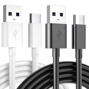 5A Cabos de carregador rápido 1m 2m 3m Tipo C Micro USB Cable Felt Line para Samsung S8 S9 S10 Nota 20 S20 S21 HTC Android Phone