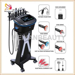 2021 Aspirapolvere per la pulizia del viso Hydro Water Oxygen Jet Peel Machine Ance Pore Cleaner Massaggio facciale Dispositivo per la cura della pelle a piccole bolle