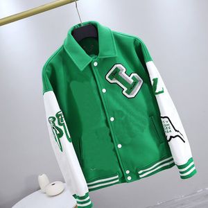 2021 Best Baseball Jacket Sito Web ufficiale Sincronizzato Asciugamano Ricamo di Alta Qualità originale Verde Personalizzato Tessuto Star Stem Style T Shirt