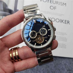 Top Quality Patek Designer Suíço Relógio Mecânico Masculino Homens Relógios De Pulso De Negócios Luxo Cronógrafo Sapphire TimeSpieces Marca Relógios
