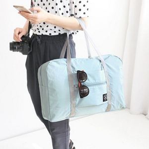 Folding Shoulder Bag Luggage Rack Large Capacity Clothes Travel Organizer Foldable Handbag Duffel Bags