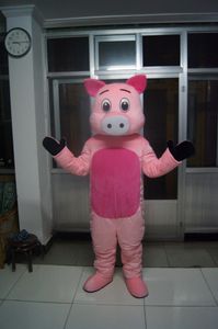 Real Picture Pig Doll Mascot Kostym Fancy Dress för Halloween Carnival Party Support Anpassning