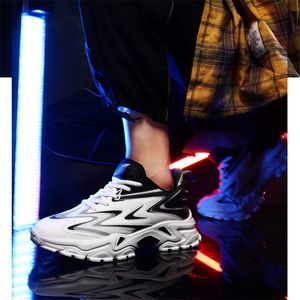 2021 Running Shoes Thick-soled Tennis men white black summer Korean fashion casual shoe large size breathable sneakers run-shoe #A00010