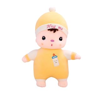 Comfort cute bottle doll plush toy dolls bed with sleeping pillow gifts for children