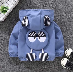 Spring Autumn Children Coat Kids Jacket Boys Girls Outerwear Boy Fashion Cartoon Print Windbreaker Baby Clothes Clothing