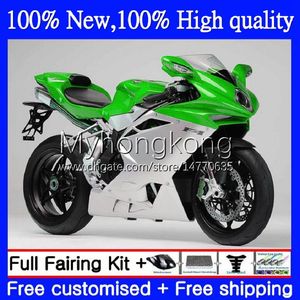 Corpo OEM Para MV Agusta F4 1000 R 750 CC S 1000CC R312 750S 05 06 Carroçaria 6No.44 312 Verde branco novo 1078 S 05-06 Cowling MA MV F4 312R 750R 1000R 2005 2006 Carenagem Kit