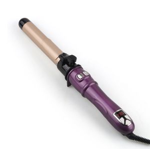 Hair Curler Stick Digital 28mm Ceramic Roll Curling Irons reustener reawling Tools مع شاشة LCD