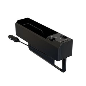 2-USB зарядки автомобиля двойной открытие коробки подлокотника центральный консольный чашкой держатель