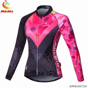 サイクリング服女性の長袖シャツの女性軽量スポーツ服マウンテンMTB自転車チームバイクジャケットデザイン221215