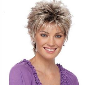 Парики женские градиентные короткие волосы производители для волос розничные оптом имеют в наличии 3set