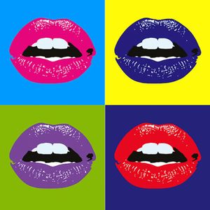 Kiss Guip Lips Картина на холсте Домашнее оформление Home Rapcarafts / HD Print Wall Art Picture Chatization допустимы 21050633