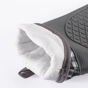 Silikonugn Mitts Potthållare Värmebeständiga handskar för kök Matlagning Bakning Grillning BPA Gratis Non-Slip Zze5619