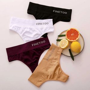 2pcs / set underkläder g-sträng underbetyg bodyshaper kvinnor panty kvinnliga trosor underkläder t-back sömlösa thongs hög midja m-2xl y0823